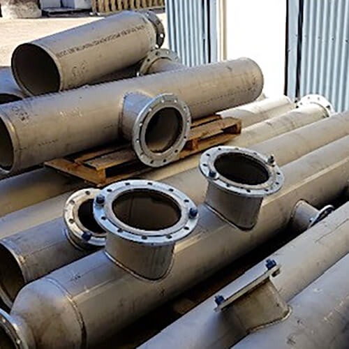 Aluminum fabrication and welding pipework